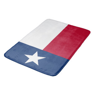 De Banheiro Grande tapete com bandeira do Texas, EUA