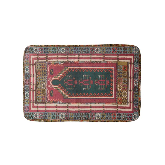 De Banheiro Tapete Kilim Antigo Oriental (frente)