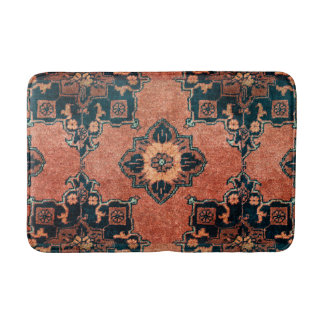 De Banheiro Tapete Persa Antigo Oriental Terracota Vintage