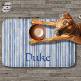 De Banheiro Tapete Pet Minimalista Absorvente Listrado Bege Az