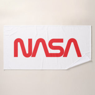 De Banho Toalha Bath Circa da NASA (Rocket White)