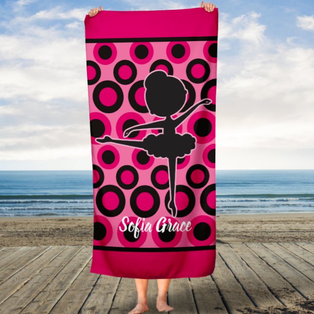 De Banho Toalha Bath do Criança Rosa Personalizada (Criador carregado)