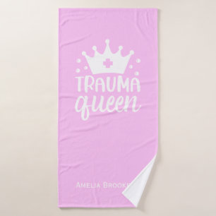 De Banho toalha rosa fofo rainha moderna simples para enfer
