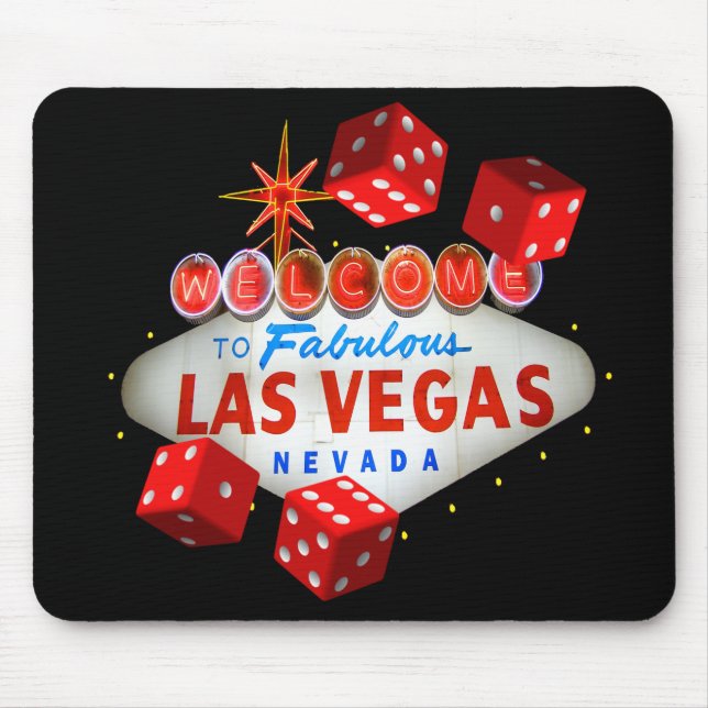 Dê boas-vindas a Las Vegas Mousepad (Frente)