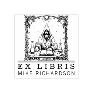 De Borracha Carimbo Alquimista Medieval