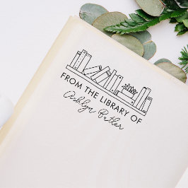 De Borracha Carimbo do Livro da Biblioteca Pessoal