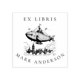 De Borracha Carimbo do navio Steampunk London