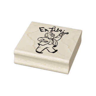 De Borracha Carimbo Ex Libris GKC