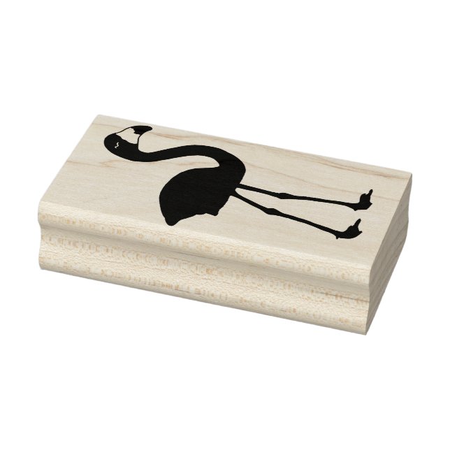De Borracha Carimbo Flamingo Plain Bber (Virado à Direita) (Carimbo)