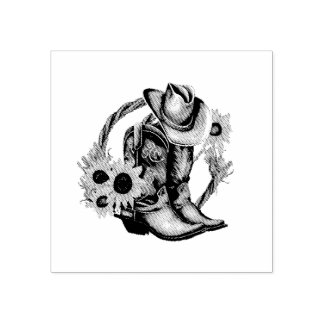 De Borracha Carimbo Frontier Trails Western Themed