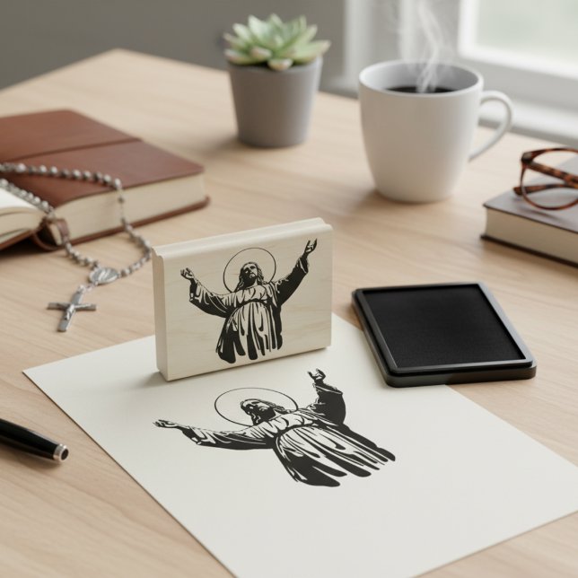 De Borracha Carimbo Jesus (Jesus Rubber Stamp)