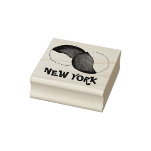 De Borracha Carimbo Nova Iorque NYC preto e branco