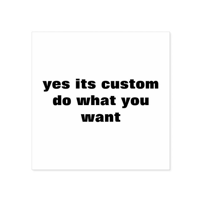 De Borracha carimbo personalizado (Impressão)