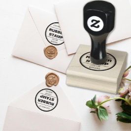 De Borracha carimbo personalizado, empresa, logotipo, ícone do