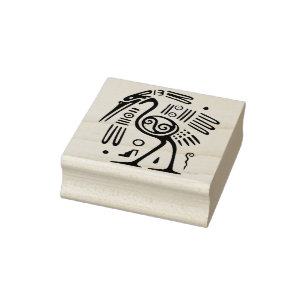 De Borracha carimbo tribal ostrich art
