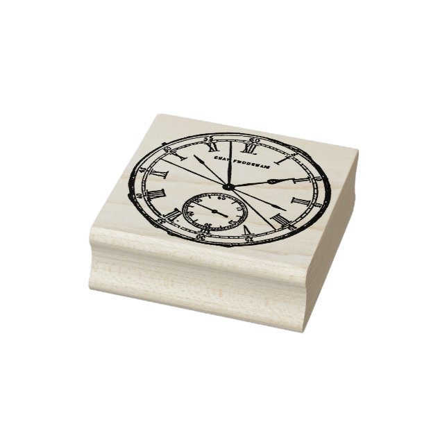 De Borracha Carimbo Vintage Clockface - Coleção Marple Hall (Carimbo)