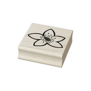 De Borracha Cherry Blossom KiniArt Carimbo