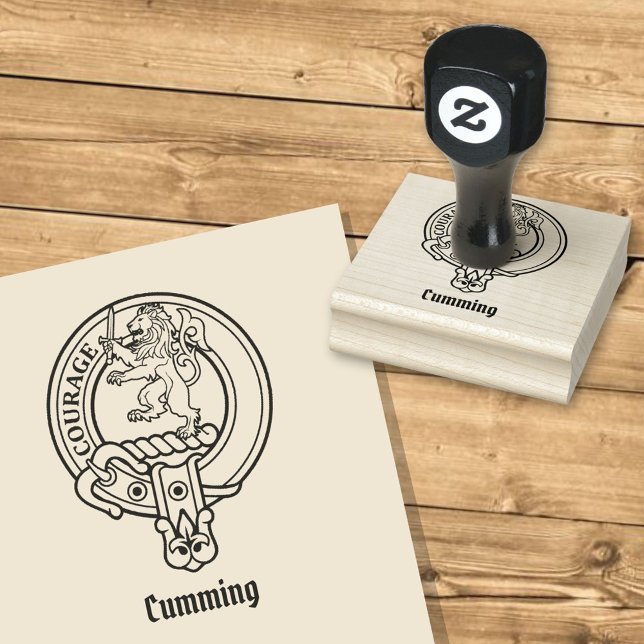 De Borracha Clan Cumming Crest - Carimbo (Criador carregado)