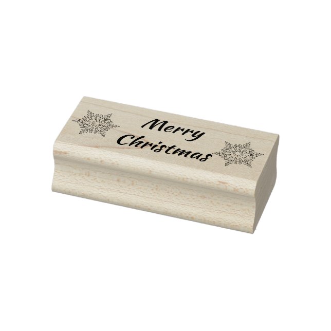 De Borracha Feliz Natal Snowflake - Carimbo (Carimbo)