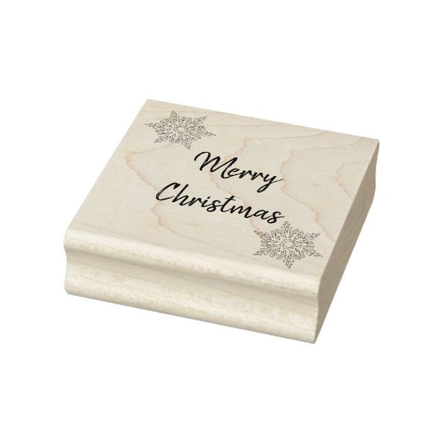 De Borracha Feliz Natal Snowflake - Carimbo (Carimbo)
