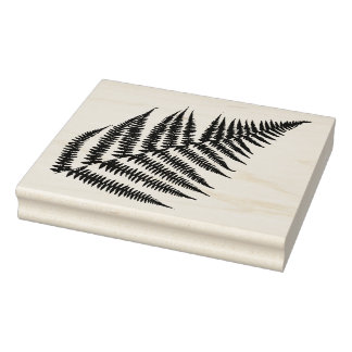 De Borracha Fern Leaf Stano - Carimbo