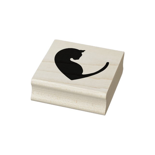De Borracha Gato no Cardíaco Carimbo (Carimbo)