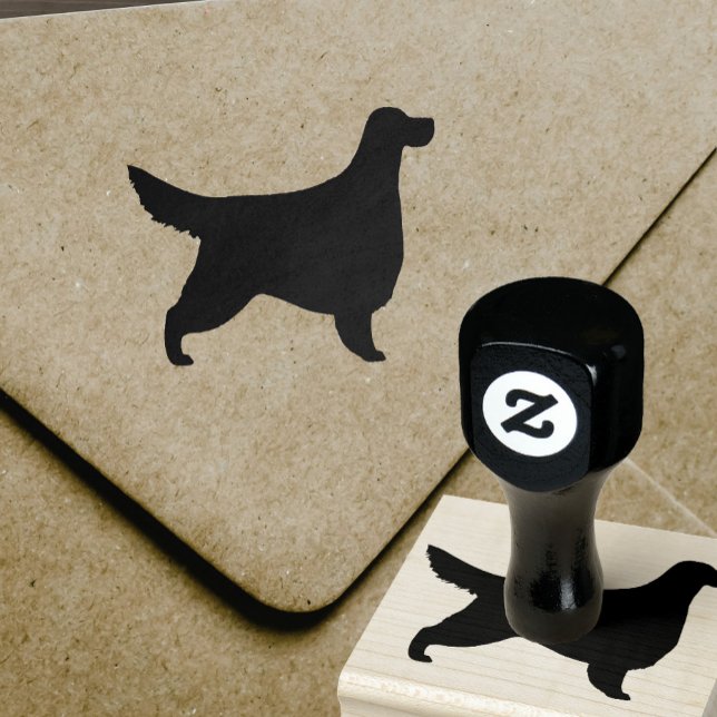 De Borracha Gordon Setter Dog Raça Silhouette Carimbo (Criador carregado)