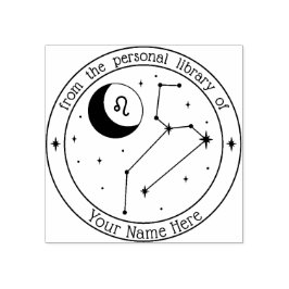 De Borracha Leo Personalizado Carimbo Zodíaco