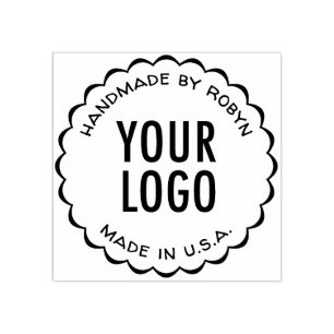 De Borracha Logotipo Personalizado Fabricado À Mão Por Carimbo