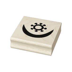 De Borracha Madeira Adinkra (Fiabilidade) Carimbo