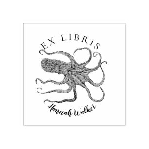 De Borracha Outro polvo ex libris carimbo