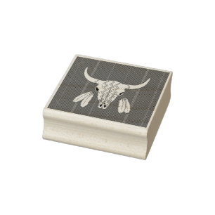 De Borracha Red Ghost Dance Buffalo — carimbo sem pega
