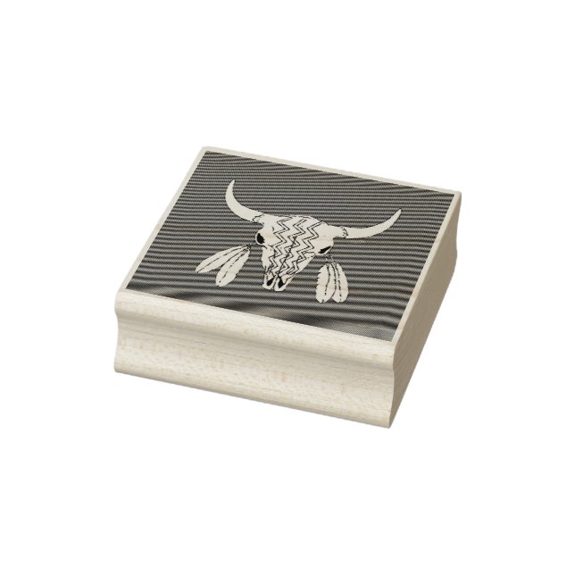 De Borracha Red Ghost Dance Buffalo — carimbo sem pega (Carimbo)