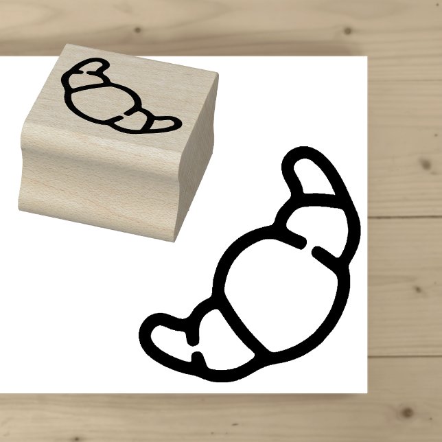 De Borracha Roll Crescente Mini Carimbo Carimbo e Artesanatos (Crescent Roll Stamp: Unlock Your Creativity! 🥐)