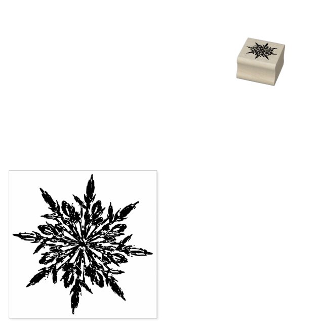De Borracha Snowflake - Carimbo (Carimbado)