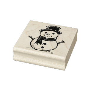 De Borracha Snowman 2 carimbo