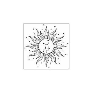 De Borracha Sun Horoscope Virgo - Carimbo
