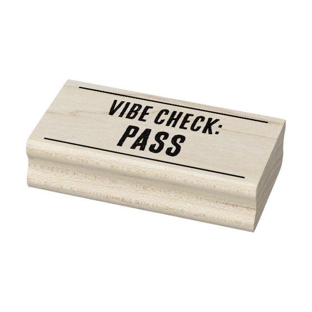 De Borracha Verificação do Vibe: Carimbo PASS (Carimbo)