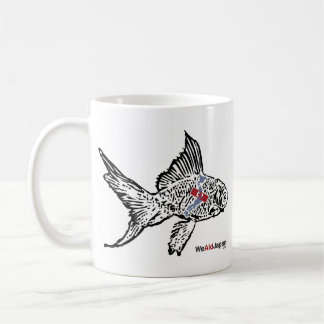 De Café シマウマと金魚マグカップ da caneca dos peixes da zebra & do