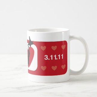 De Café バンドエイドマ赤 vermelho Bandaid da caneca