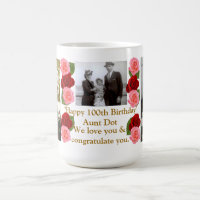 100th caneca feliz do aniversário