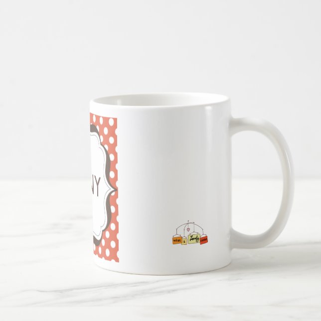 De Café 12oz. Caneca - logotipo grande (Direita)