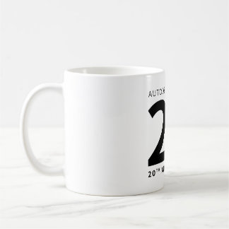De Café 20a caneca máxima do aniversário 3ds