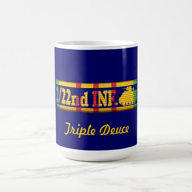 De Café 2/22nd Inf., 25os Inf. Div. Caneca tripla do (Centro)