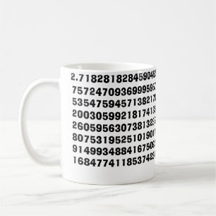 De Café 2,7182818284590… Caneca