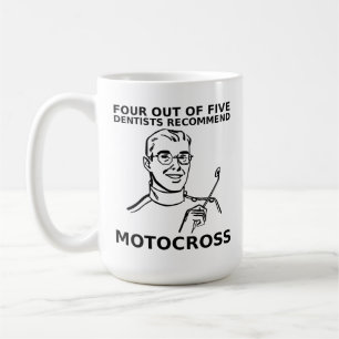 De Café 4 da caneca da bicicleta da sujeira do motocross