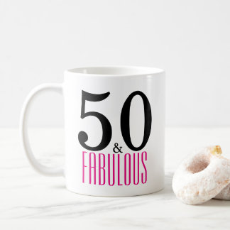 De Café 50 bonitos e rosa/preto fabulosos da caneca do