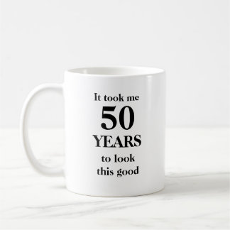 De Café 50TH caneca personalizable customizável do