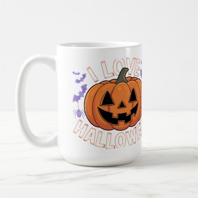 De Café A Abóbora Adora a Caneca do Halloween (Esquerda)