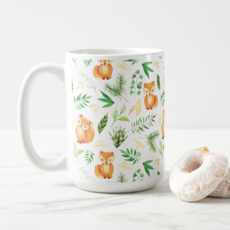 De Café A aguarela lunática Foxes e sae da caneca |